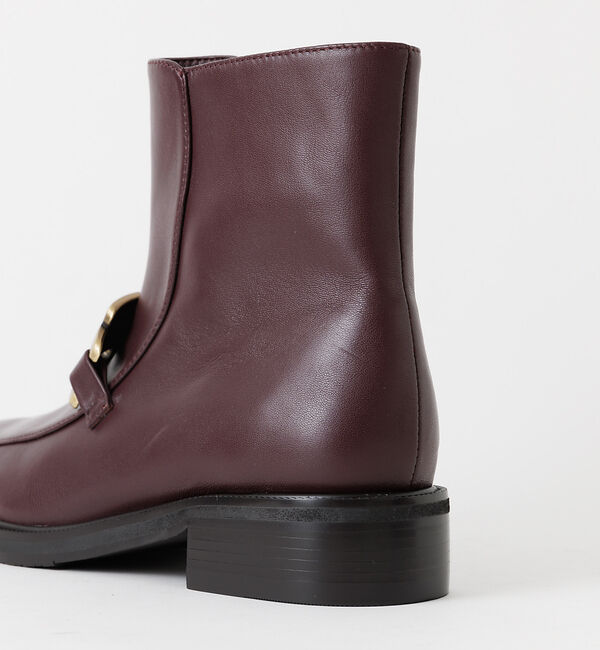 AU BANNISTER「【スノーソール】メタルプレートショートブーツ」|ショートブーツ|