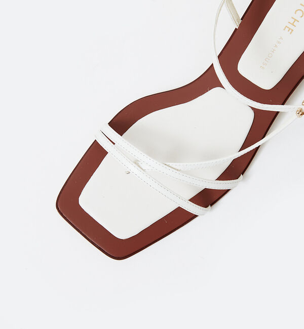 AU BANNISTER「華奢ストラップコンフォートフラットサンダル」|サンダル|