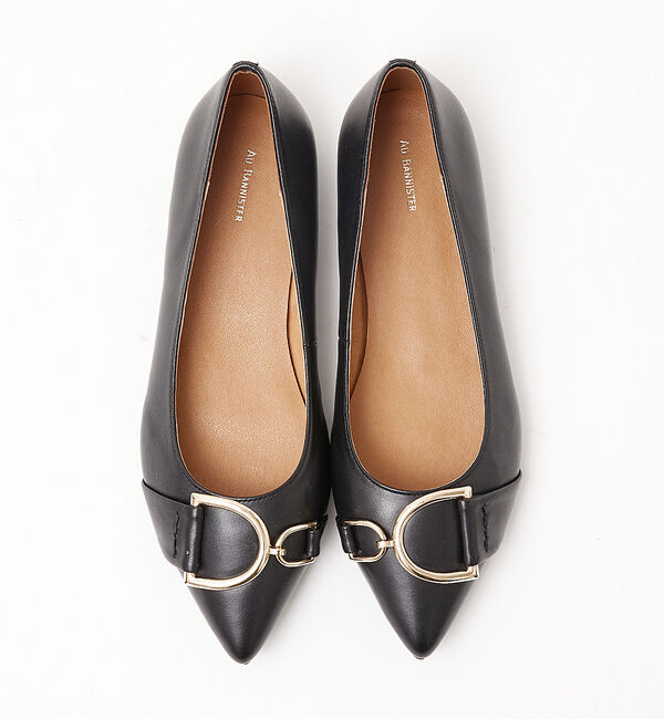 AU BANNISTER「モチーフ付きフラットパンプス」|パンプス|