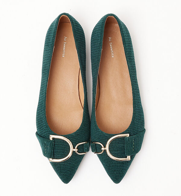 AU BANNISTER「モチーフ付きフラットパンプス」|パンプス|