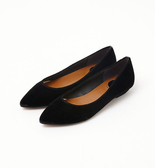 AU BANNISTER「【40周年】アゲハラベルベット ボロネーゼカッターパンプス」|パンプス|ブラック