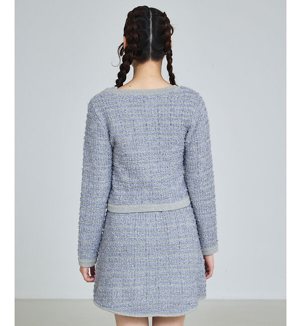 SELFIST「ラメフリンジカーディガン」|カーディガン|