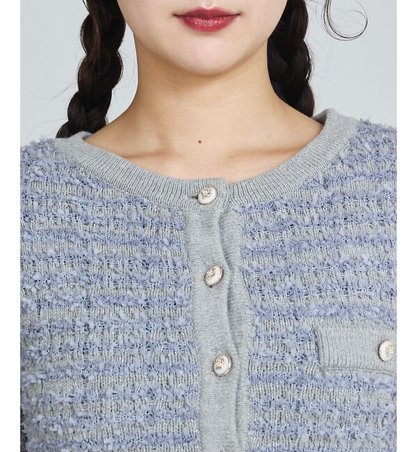 SELFIST「ラメフリンジカーディガン」|カーディガン|