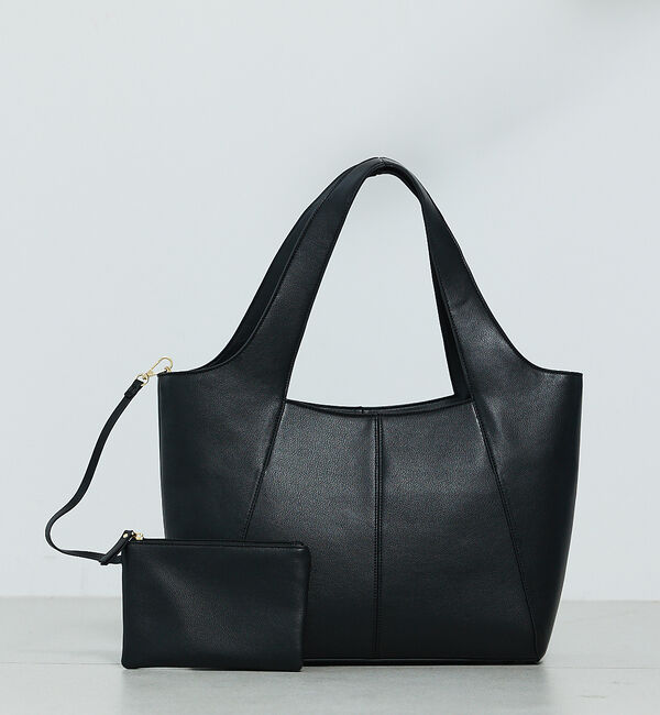 LOWELL things「【予約/kariさんコラボ】ポーチ付き多機能オープントート/A4/通勤/16イン」|トートバッグ|