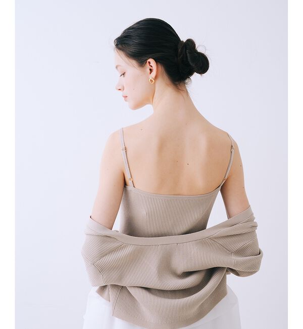 SELFIST「【kariさんコラボ】カーディガン&times;ニットドッキングチュールワンピースセット」|ワンピース|