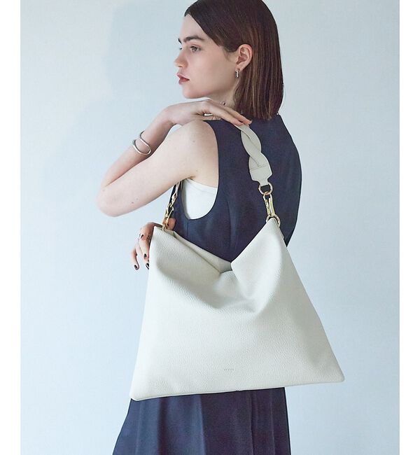 LOWELL things「Karna/ホーボーワンハンドルショルダー【予約】」|トートバッグ|アイボリー