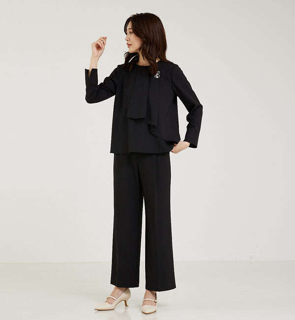 abahouse mavie「【エニデイカセット】タックフレアーブラウス」|シャツ・ブラウス|