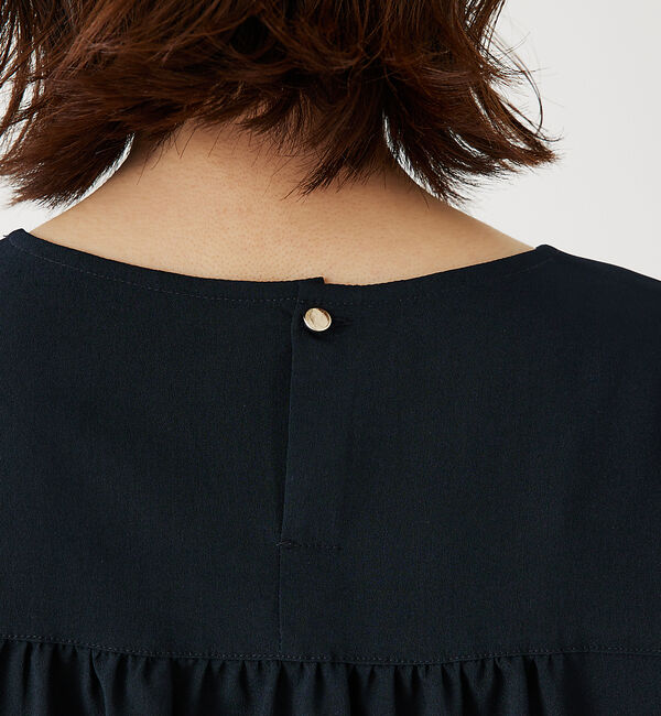 abahouse mavie「ジョーゼットワイドフリルブラウス」|シャツ・ブラウス|