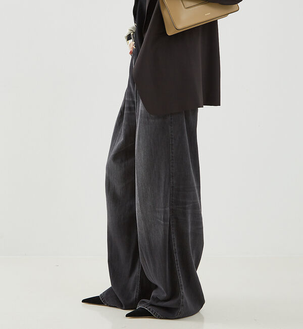 The Store by C' 「【HAIKURE】CANDY BLACK TENCEL ASIANFIT／ブラッ」|デニム|