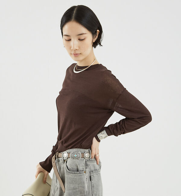 The Store by C' 「【COCUCA】シルクニットプルオーバー」|ニット・セーター|