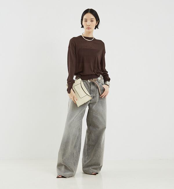 The Store by C' 「【COCUCA】シルクニットプルオーバー」|ニット・セーター|