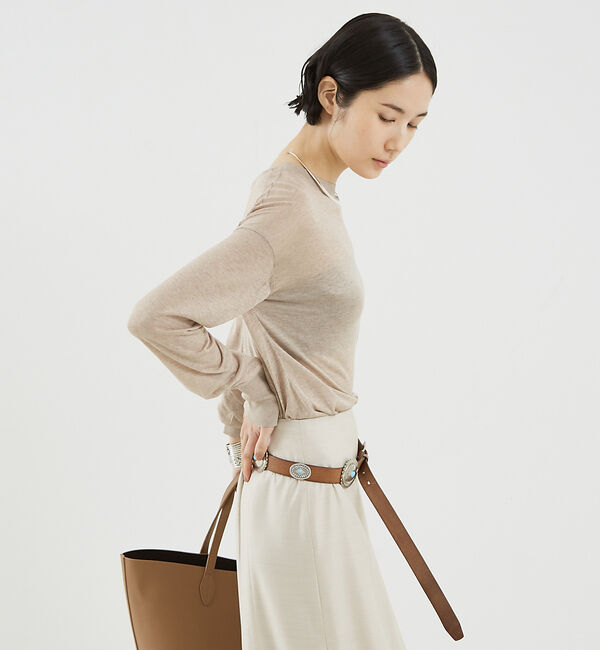 The Store by C' 「【COCUCA】シルクニットプルオーバー」|ニット・セーター|