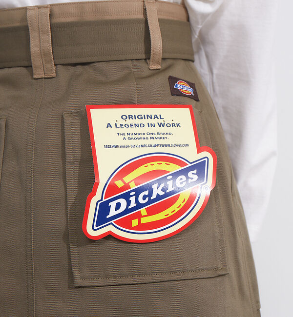 NOMINE「【Dickiesコラボ 別注】ウエスト配色 ベルトチノロングスカート」|スカート|