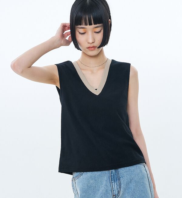 NOMINE「前後2WAY パイル タンク【予約】」|キャミソール|