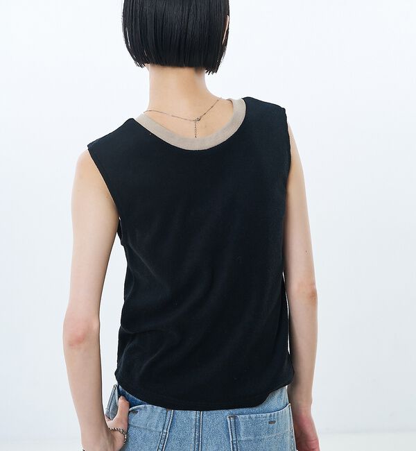 NOMINE「前後2WAY パイル タンク【予約】」|キャミソール|