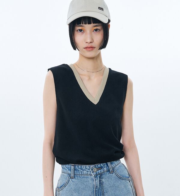 NOMINE「前後2WAY パイル タンク【予約】」|キャミソール|
