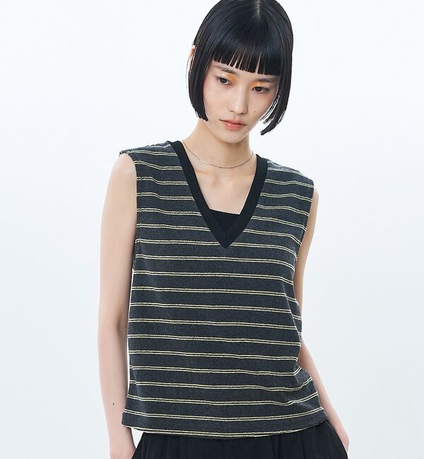 NOMINE「前後2WAY パイル タンク【予約】」|キャミソール|