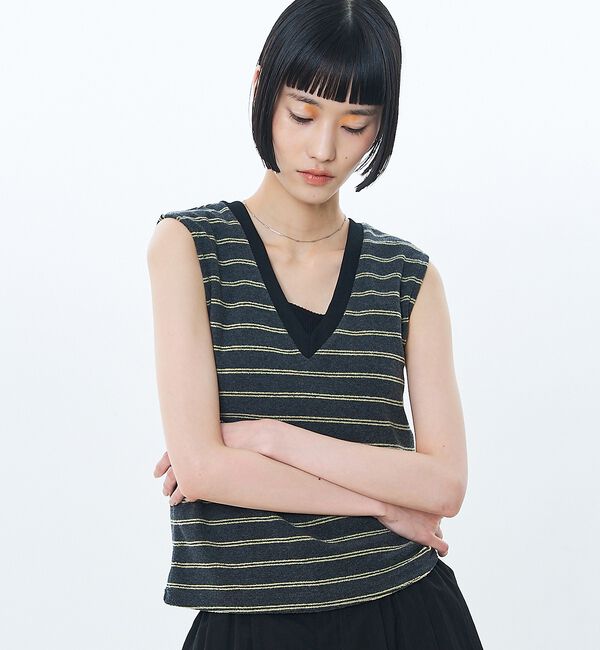 NOMINE「前後2WAY パイル タンク【予約】」|キャミソール|