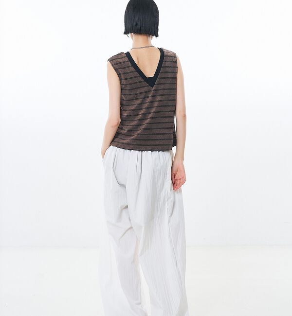 NOMINE「前後2WAY パイル タンク【予約】」|キャミソール|