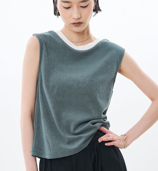 NOMINE「前後2WAY パイル タンク【予約】」|キャミソール|