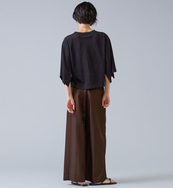 Liesse「クロップドワイドニット」|ニット・セーター|