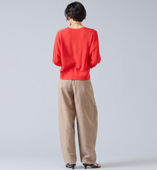 Liesse「V開きカーディガン」|カーディガン|