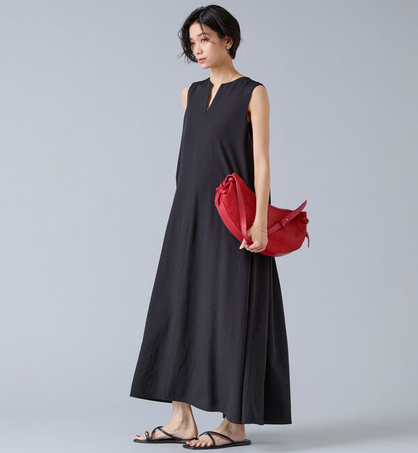 Liesse「後ろあきノースリーブマキシワンピース」|ワンピース|