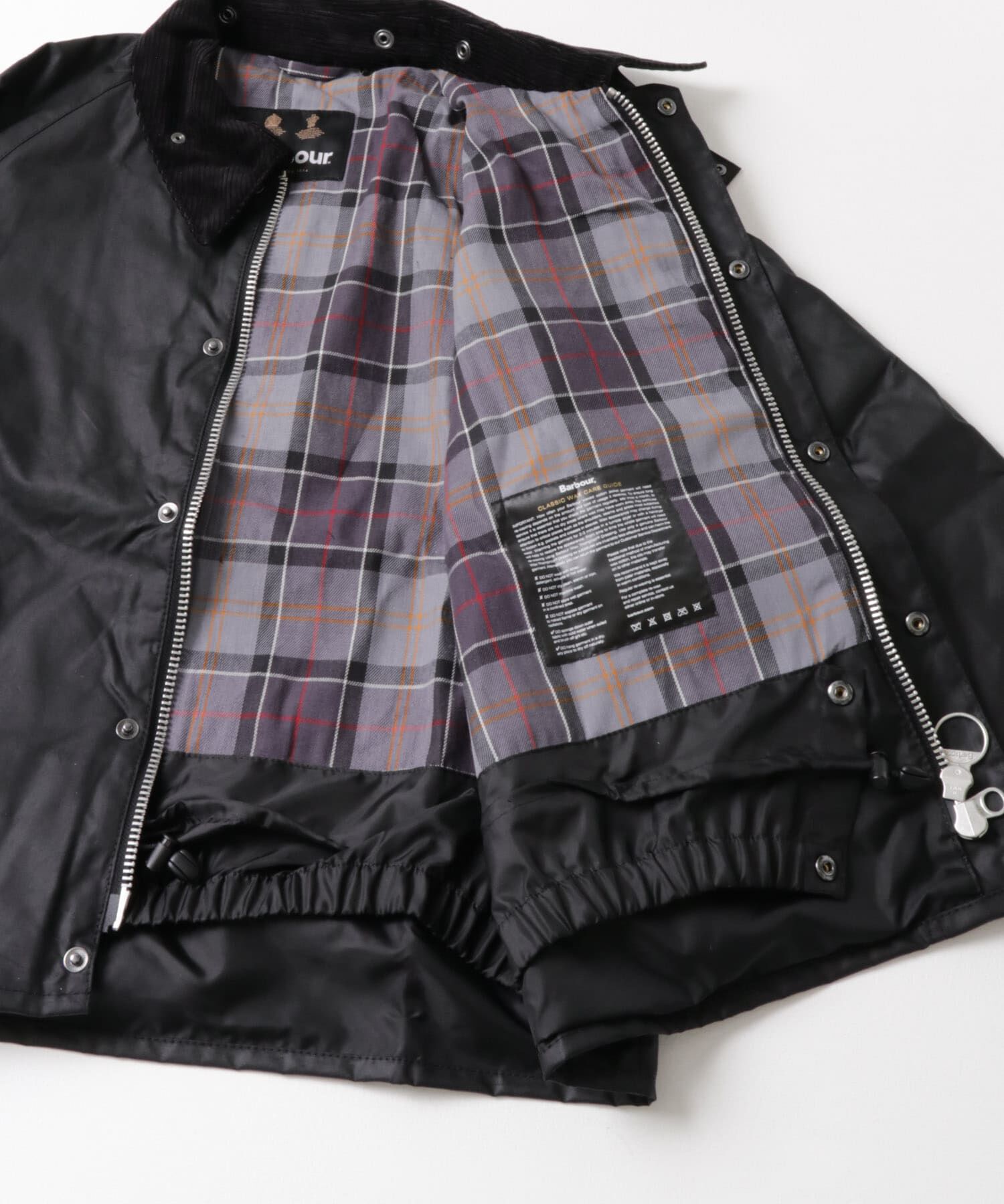 URBAN RESEARCH DOORS「OS TRANSPORT WAX JACKET」|ノーカラーコート|