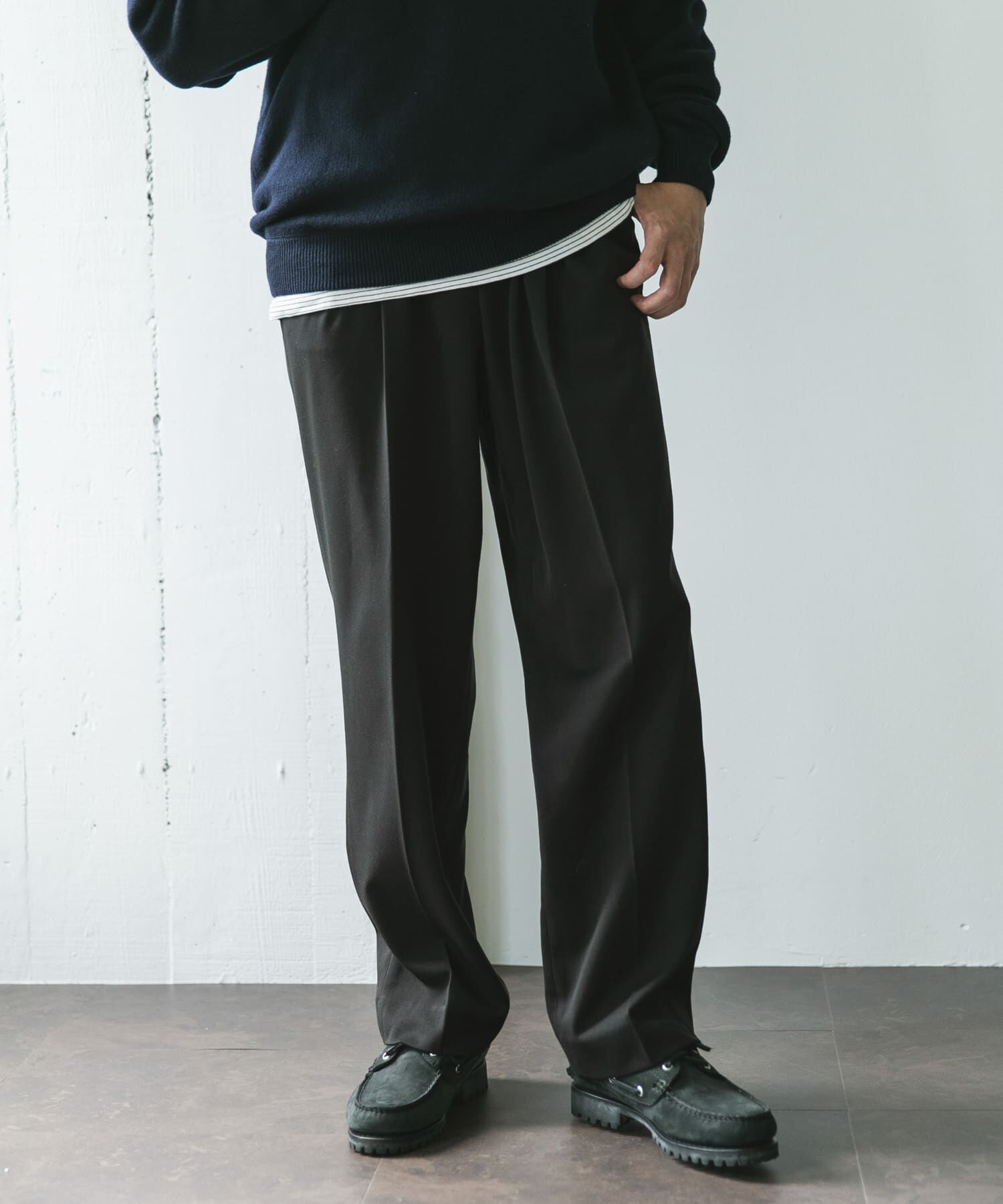 URBAN RESEARCH DOORS「『仁村紗和さん着用』『UR TECH』完声2タックワイドトラウザー」|その他|