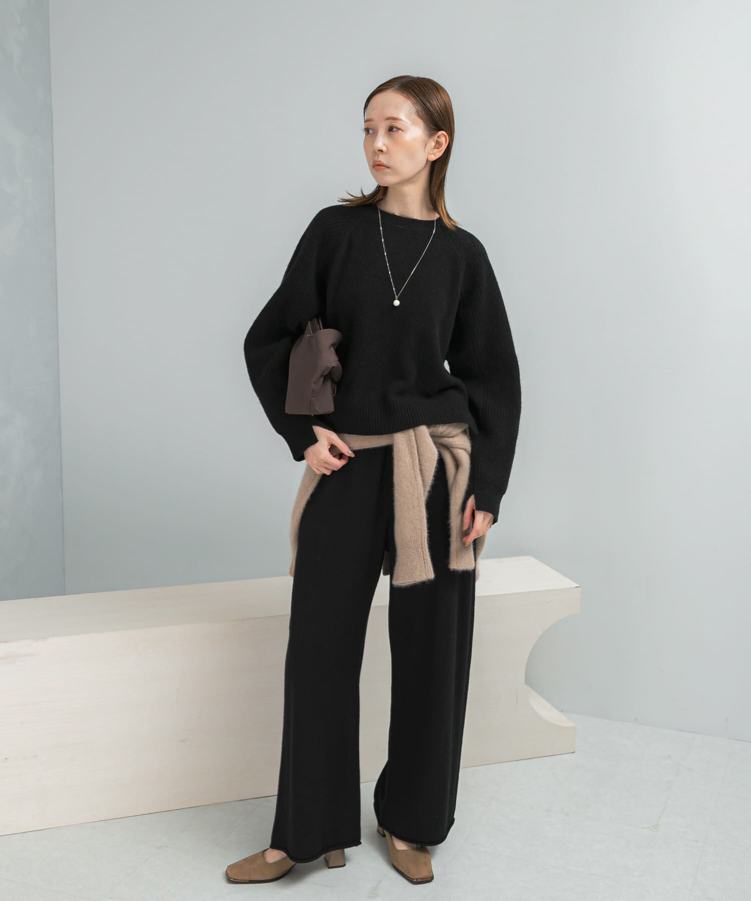 URBAN RESEARCH ROSSO「スーパーファインラムズウールショートニット」|ニット・セーター|