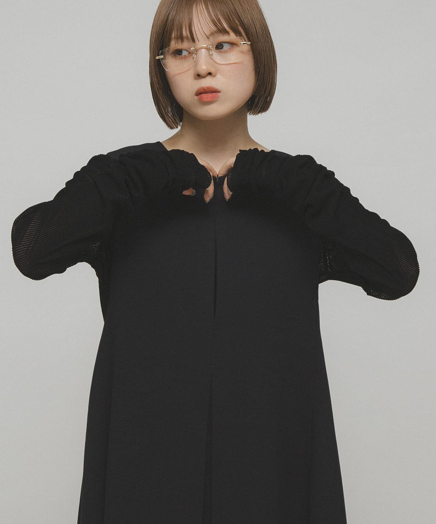  「シアーベロアシャーリングスリーブトップス」|Tシャツ・カットソー|