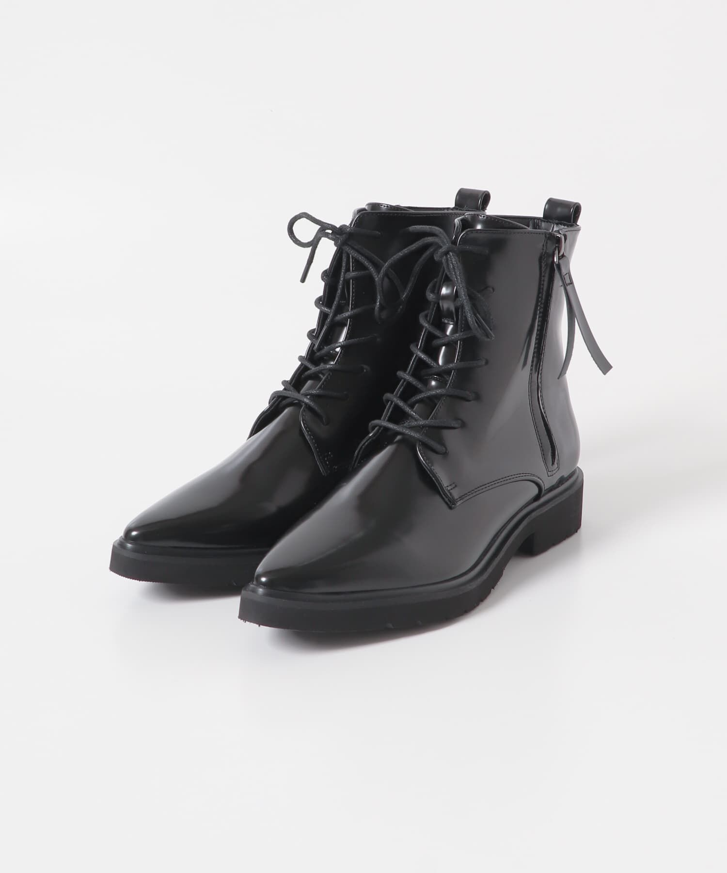 SENSE OF PLACE by URBAN RESEARCH「ポインテッドレースアップブーツ」|ショートブーツ|