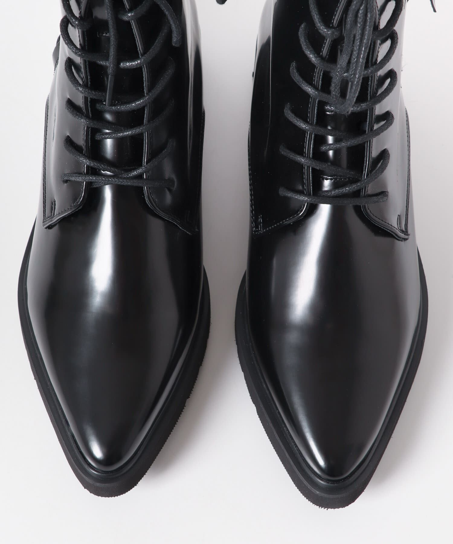 SENSE OF PLACE by URBAN RESEARCH「ポインテッドレースアップブーツ」|ショートブーツ|