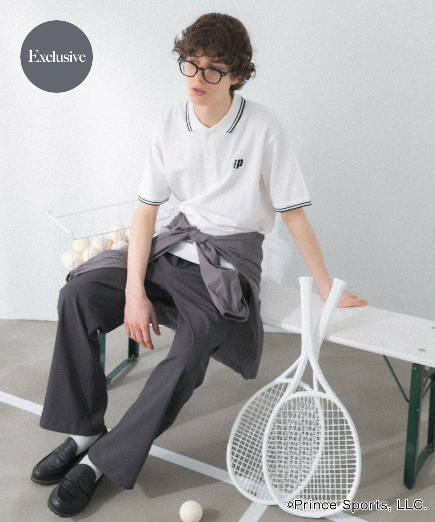 SENSE OF PLACE by URBAN RESEARCH「『別注』prince　ポロシャツ」|ポロシャツ|ホワイト