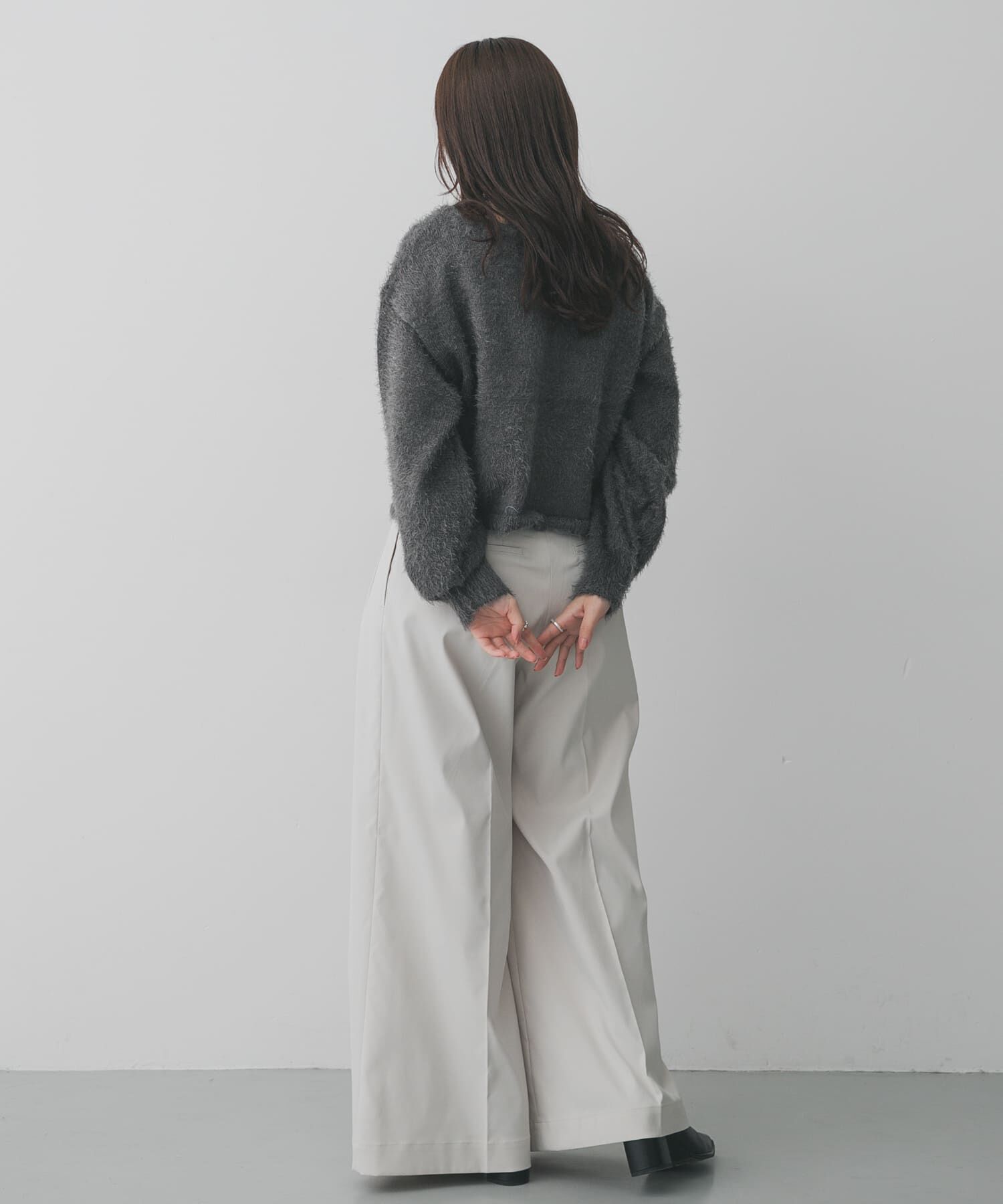 SENSE OF PLACE by URBAN RESEARCH「クロップドシャギーセーター」|ニット・セーター|