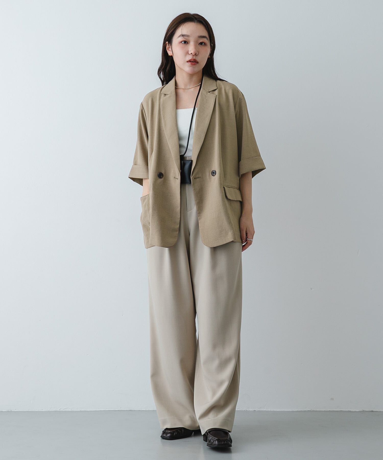 SENSE OF PLACE by URBAN RESEARCH「『UR TECH DRYLUXE』リネンライクジャケット」|その他|