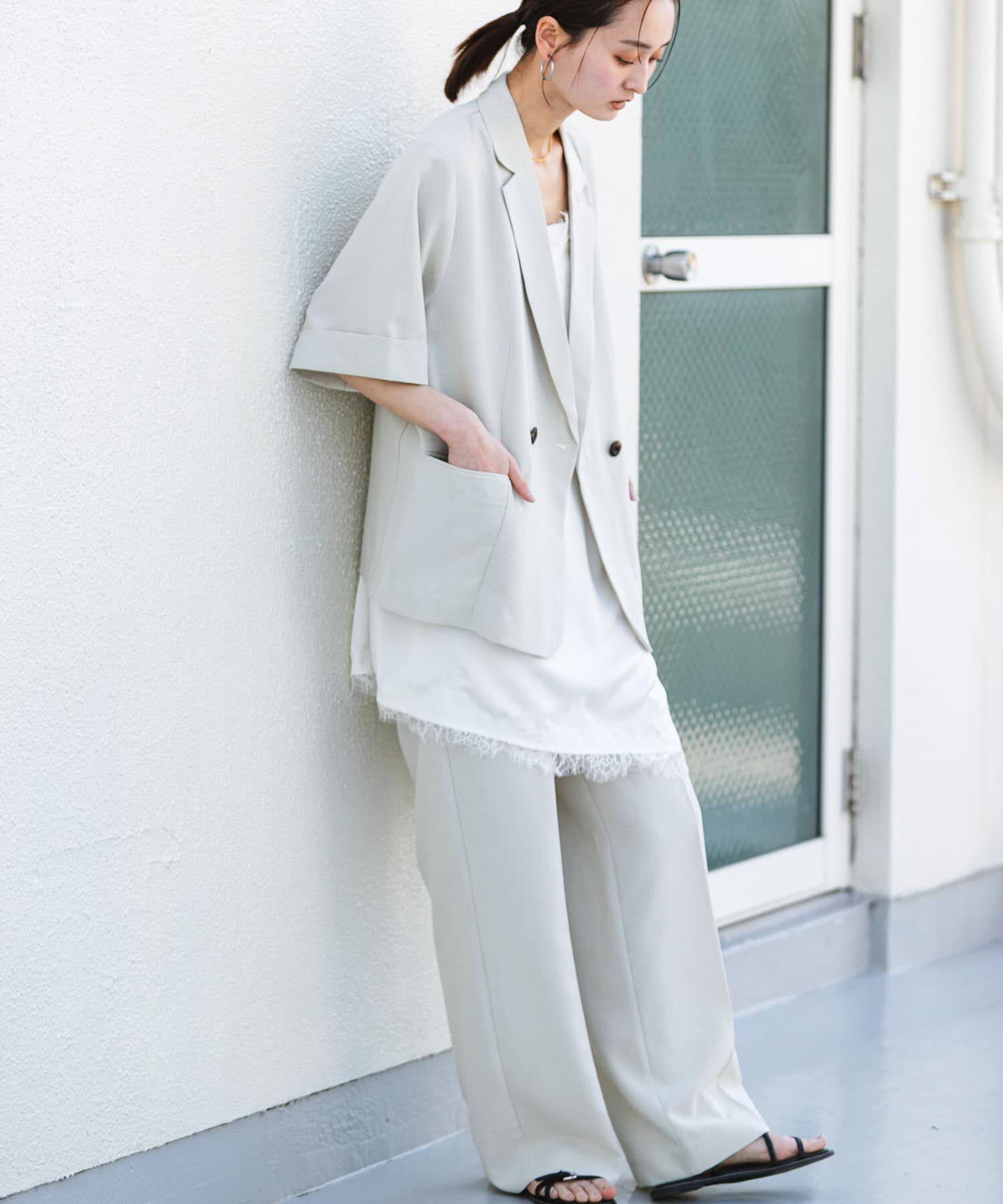 SENSE OF PLACE by URBAN RESEARCH「『UR TECH DRYLUXE』リネンライクジャケット」|その他|