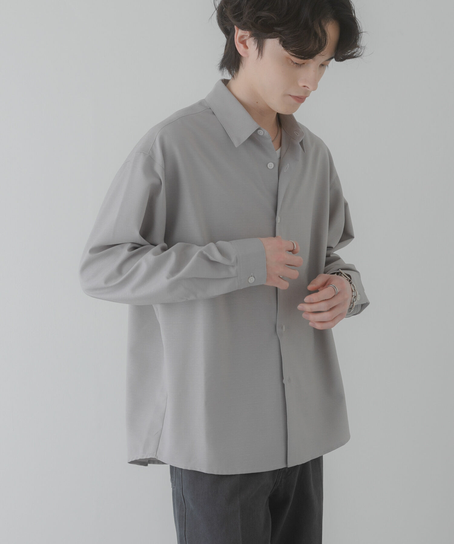 SENSE OF PLACE by URBAN RESEARCH「カラースラブレギュラーカラーシャツ」|シャツ・ブラウス|