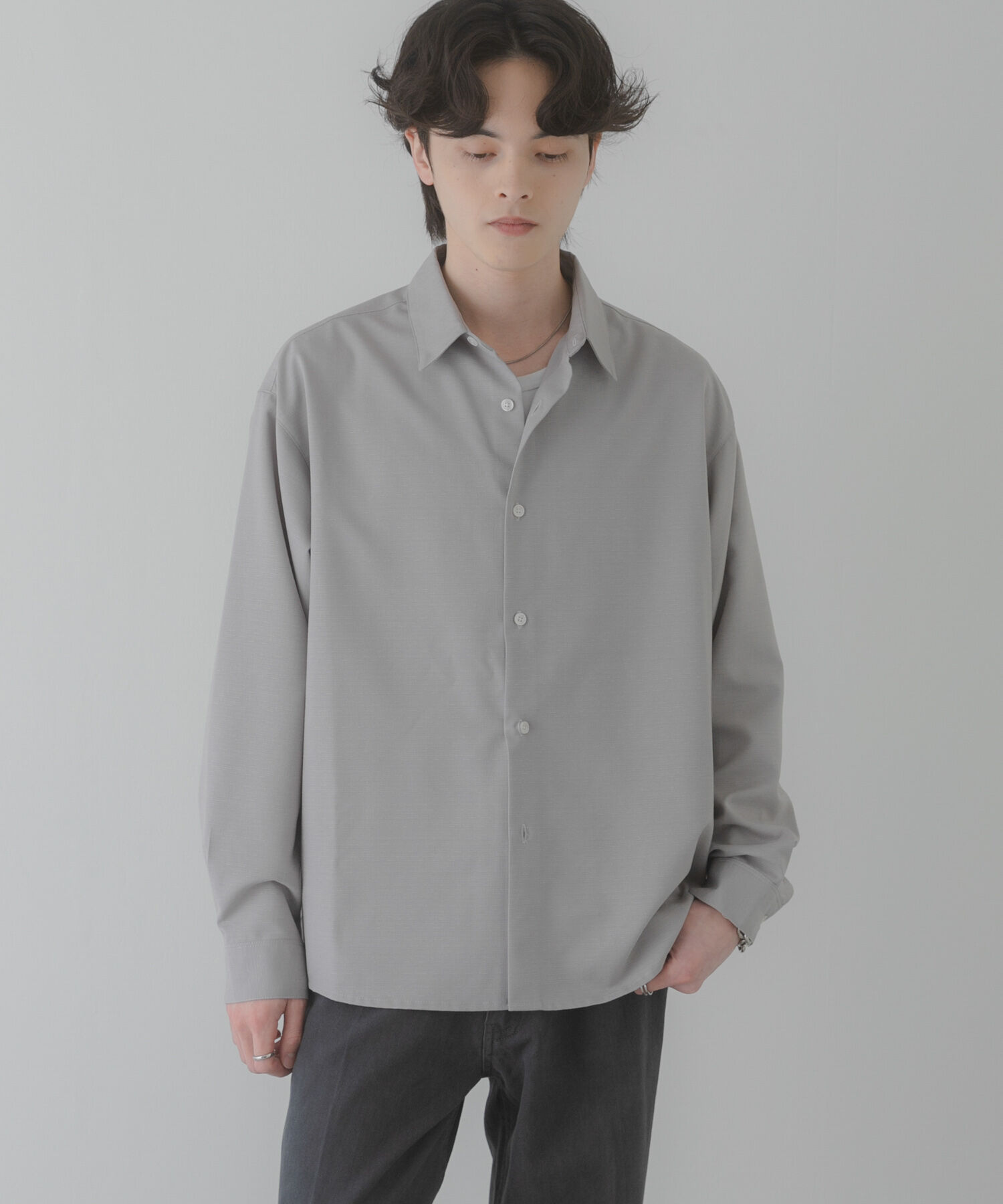 SENSE OF PLACE by URBAN RESEARCH「カラースラブレギュラーカラーシャツ」|シャツ・ブラウス|