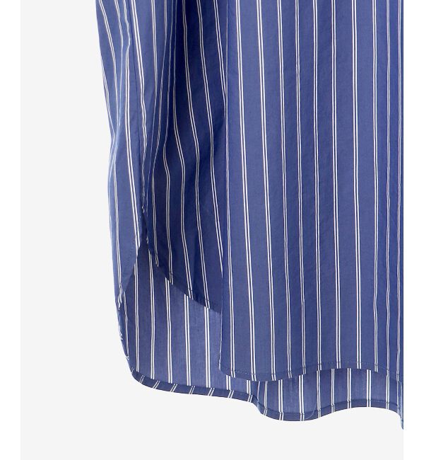 le.coeur blanc「《WEB限定アイテム》ストライプスキッパーシャツワンピース」|ワンピース|