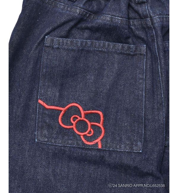  「ハローキティ サイドリボンデニム」|デニム|