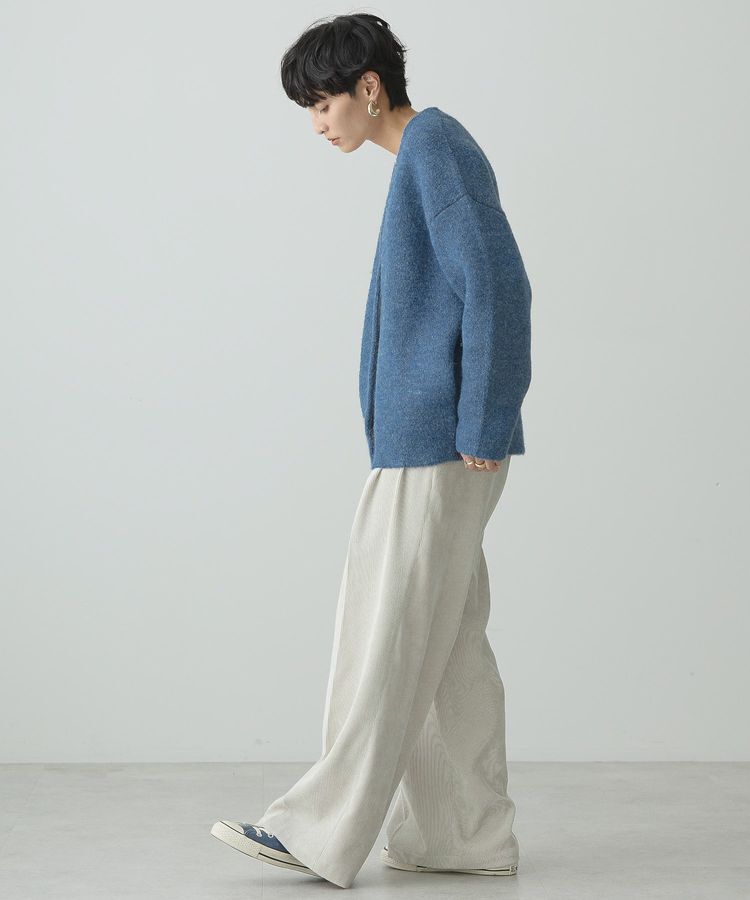 AMERICAN HOLIC「VネックWフェイスニットカーディガン【WEB限定カラー有り】」|カーディガン|