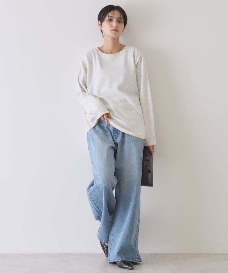 AMERICAN HOLIC「【WEB限定】ワッフル配色メロープルオーバー」|Tシャツ・カットソー|