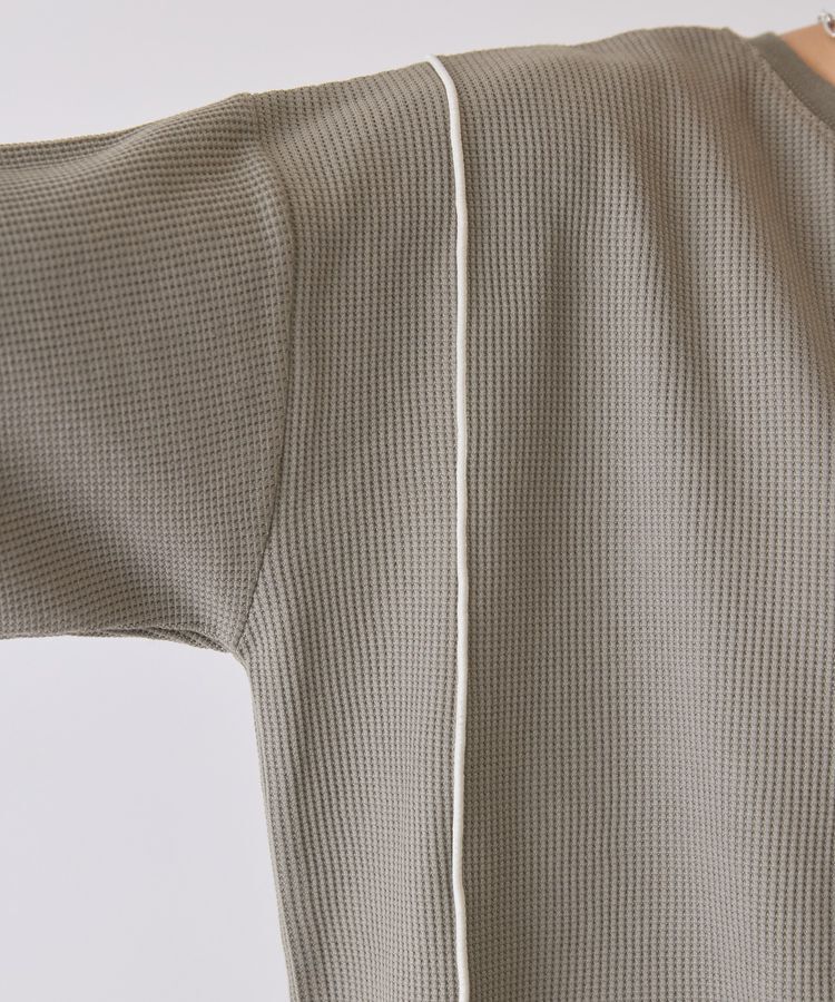 AMERICAN HOLIC「【WEB限定】ワッフル配色メロープルオーバー」|Tシャツ・カットソー|