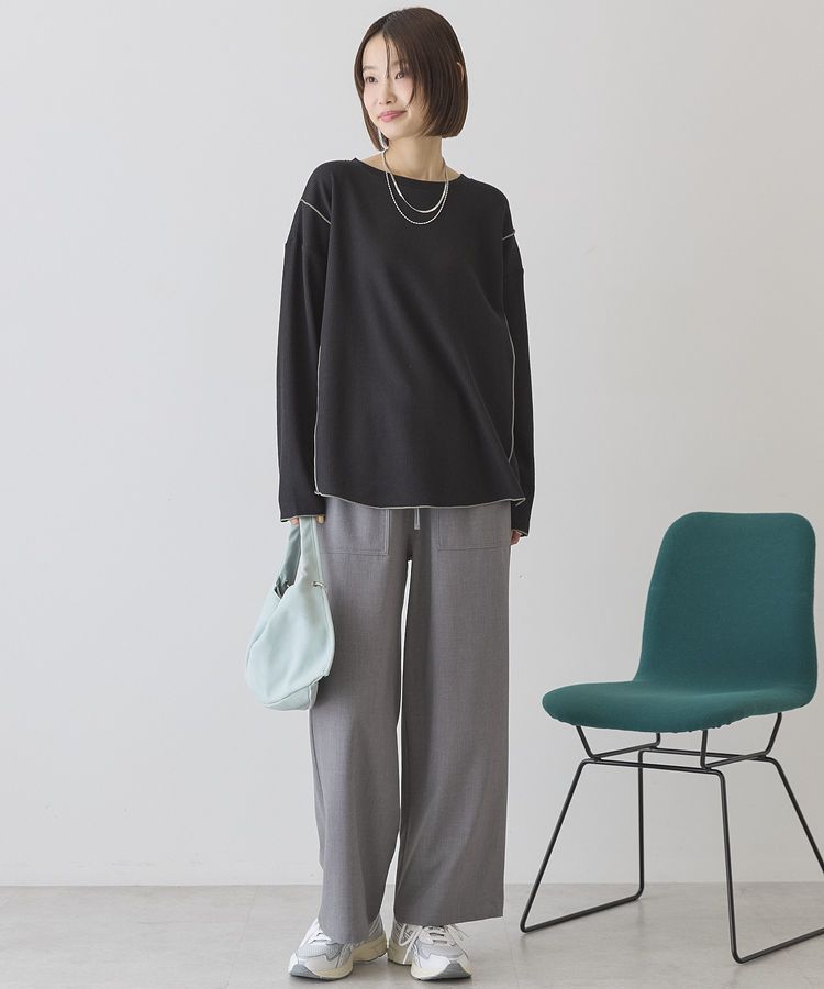 AMERICAN HOLIC「【WEB限定】ワッフル配色メロープルオーバー」|Tシャツ・カットソー|