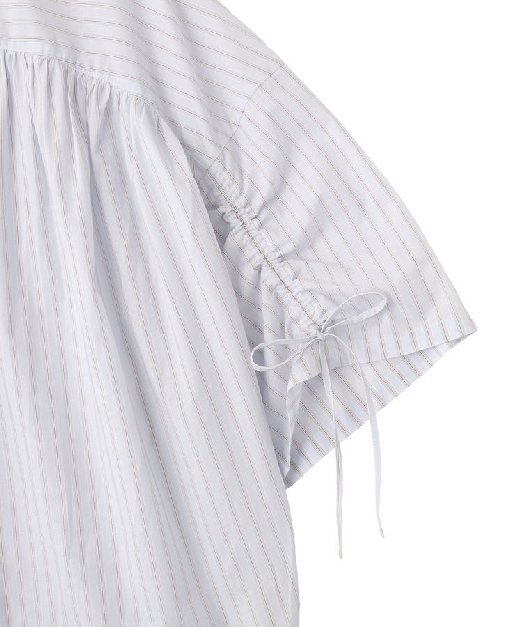 AMERICAN HOLIC「【WEB限定】【接触冷感・UVカット】ギャザーリボンスリーブ半袖シャツ」|シャツ・ブラウス|