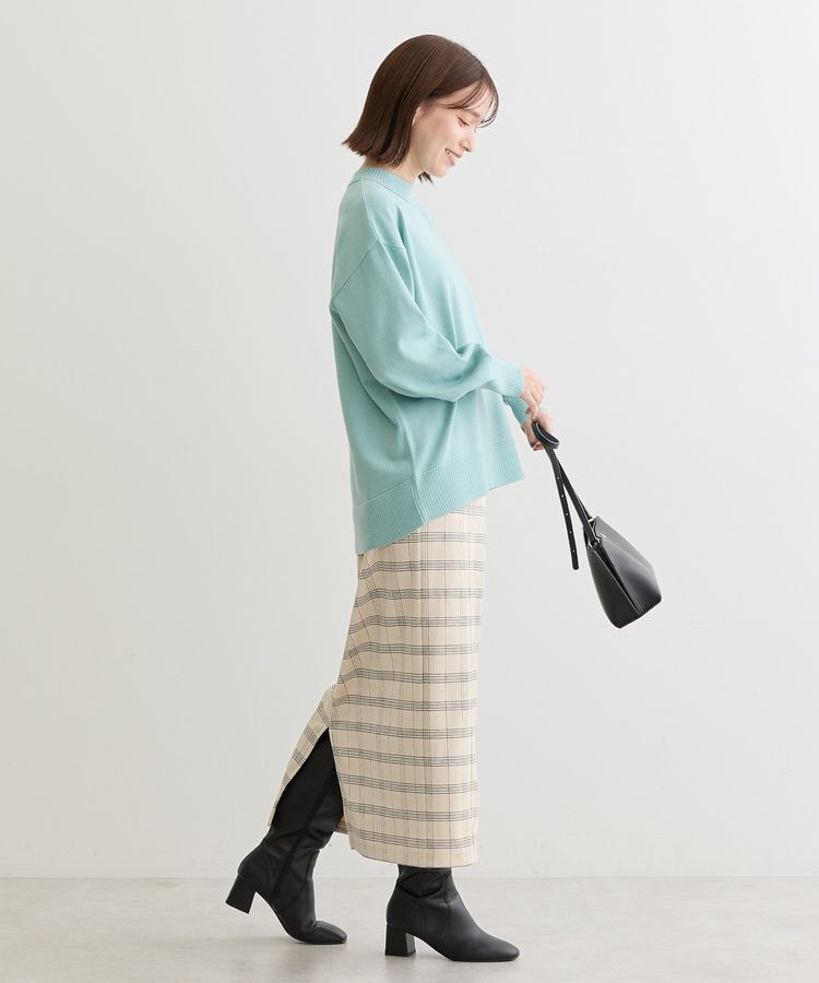 Green Parks「・ELENCARE DUE チェックナロースカート」|タイト|