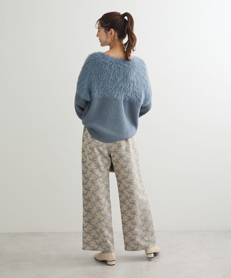 Green Parks「・Petit Fleur シャギーキリカエニット」|ニット・セーター|