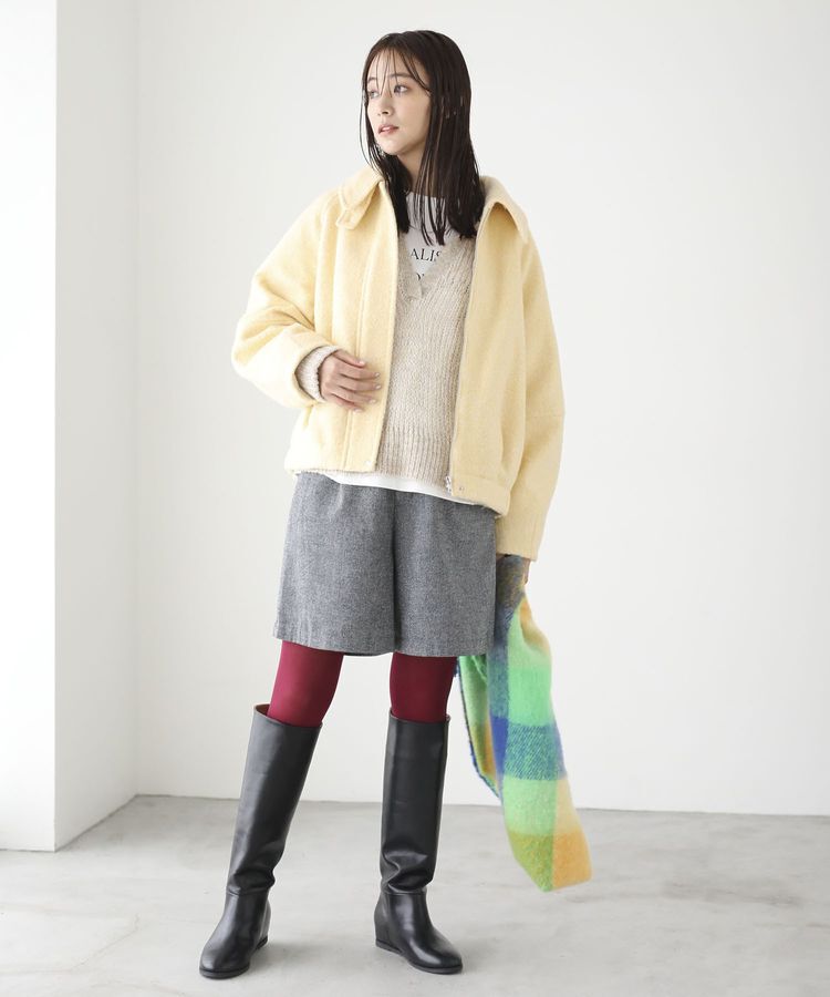 Green Parks「2WAYカラーコクーンブルゾン」|ブルゾン・スタジャン|