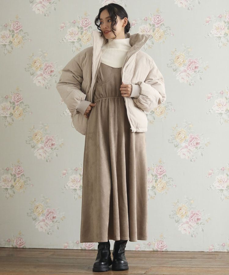 Green Parks「・SUGAR SPOON スエードポンチキャミワンピ」|ワンピース|